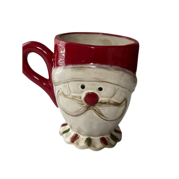 Mudpie Santa Farm Pedestal Mug - Picture 1 of 7